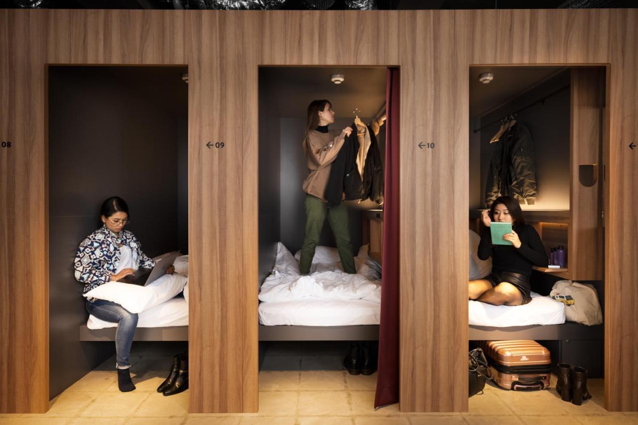 Хостел Unplan Fukuoka Фукуока Экстерьер фото